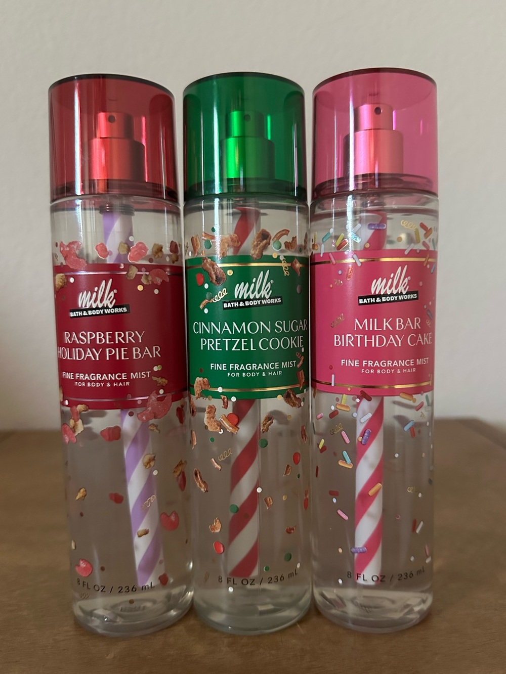 X3 bath and body works MILK BAR fine mist NEW